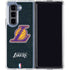 NBA Los Angeles Lakers Secondary Logo Galaxy Z Fold5 5G Clear Case