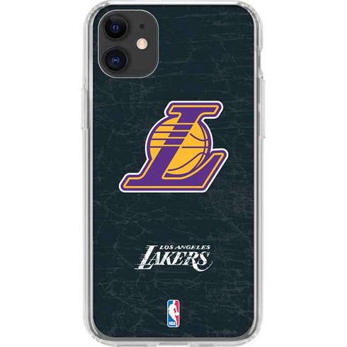 NBA Los Angeles Lakers Secondary Logo iPhone 11 Clear Case