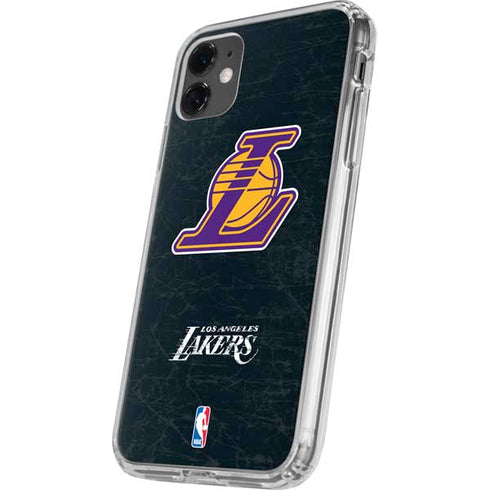 NBA Los Angeles Lakers Secondary Logo iPhone 11 Clear Case