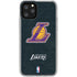 NBA Los Angeles Lakers Secondary Logo iPhone 11 Pro Clear Case