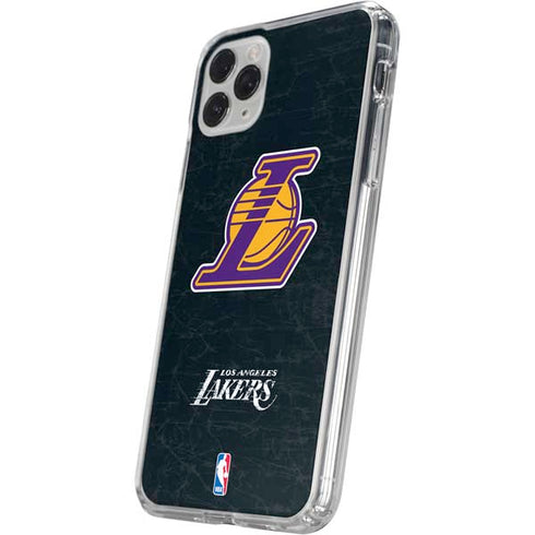 NBA Los Angeles Lakers Secondary Logo iPhone 11 Pro Clear Case