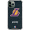 NBA Los Angeles Lakers Secondary Logo iPhone 11 Pro Max Clear Case
