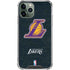 NBA Los Angeles Lakers Secondary Logo iPhone 11 Pro Max Clear Case