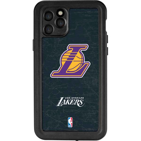 NBA Los Angeles Lakers Secondary Logo iPhone 11 Pro Waterproof Case