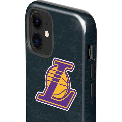 NBA Los Angeles Lakers Secondary Logo iPhone 12 Impact Case