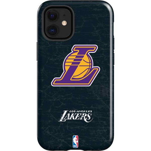 NBA Los Angeles Lakers Secondary Logo iPhone 12 Mini Impact Case
