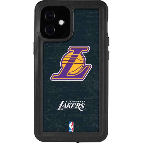 NBA Los Angeles Lakers Secondary Logo iPhone 12 Mini Waterproof Case