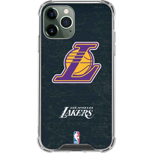 NBA Los Angeles Lakers Secondary Logo iPhone 12 Pro Max Clear Case