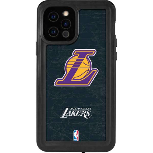 NBA Los Angeles Lakers Secondary Logo iPhone 12 Pro Waterproof Case