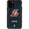 NBA Los Angeles Lakers Secondary Logo iPhone 12 Pro Waterproof Case