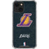 NBA Los Angeles Lakers Secondary Logo iPhone 13 Clear Case
