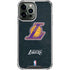 NBA Los Angeles Lakers Secondary Logo iPhone 13 Pro Max Clear Case