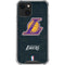 NBA Los Angeles Lakers Secondary Logo iPhone 14 Clear Case