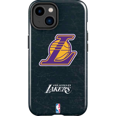 NBA Los Angeles Lakers Secondary Logo iPhone 15 Plus Impact Case