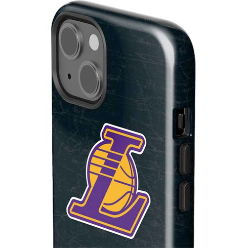 NBA Los Angeles Lakers Secondary Logo iPhone 14 Plus Impact Case