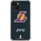 NBA Los Angeles Lakers Secondary Logo iPhone 15 Plus Clear Case
