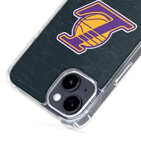 NBA Los Angeles Lakers Secondary Logo iPhone 15 Plus MagSafe Case