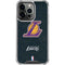 NBA Los Angeles Lakers Secondary Logo iPhone 14 Pro Clear Case