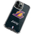 NBA Los Angeles Lakers Secondary Logo iPhone 15 Pro Clear Case