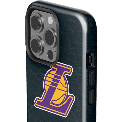 NBA Los Angeles Lakers Secondary Logo iPhone 14 Pro Impact Case