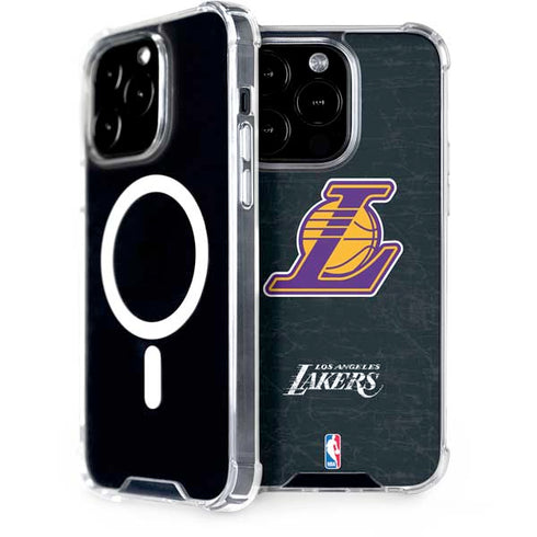 NBA Los Angeles Lakers Secondary Logo iPhone 15 Pro MagSafe Case