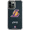 NBA Los Angeles Lakers Secondary Logo iPhone 14 Pro Max Clear Case
