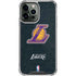 NBA Los Angeles Lakers Secondary Logo iPhone 14 Pro Max Clear Case