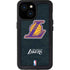 NBA Los Angeles Lakers Secondary Logo iPhone 15 Waterproof Case