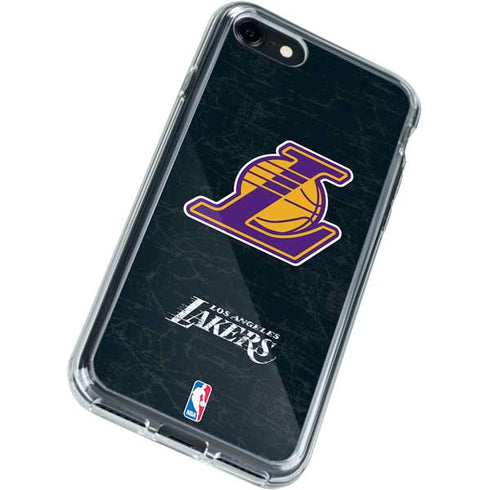 NBA Los Angeles Lakers Secondary Logo iPhone SE (2nd & 3rd Gen) Clear Case