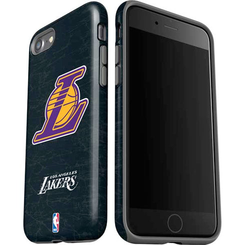 NBA Los Angeles Lakers Secondary Logo iPhone SE (2nd & 3rd Gen) Pro Case