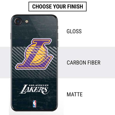 NBA Los Angeles Lakers Secondary Logo iPhone SE (2nd & 3rd Gen) Skin