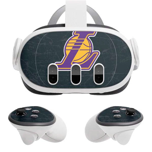 NBA Los Angeles Lakers Secondary Logo Meta Quest 3 Skin