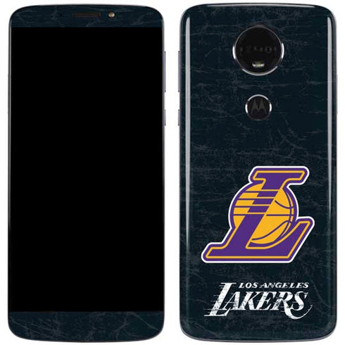 NBA Los Angeles Lakers Secondary Logo Moto E5 Plus Skin