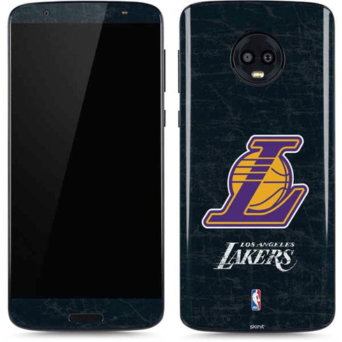 NBA Los Angeles Lakers Secondary Logo Moto G6 Skin
