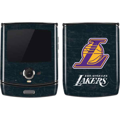 NBA Los Angeles Lakers Secondary Logo Motorola RAZR Skin