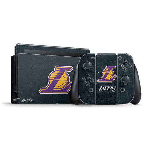 NBA Los Angeles Lakers Secondary Logo Nintendo Switch Bundle Skin