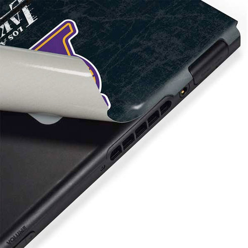 NBA Los Angeles Lakers Secondary Logo Nintendo Switch Bundle Skin