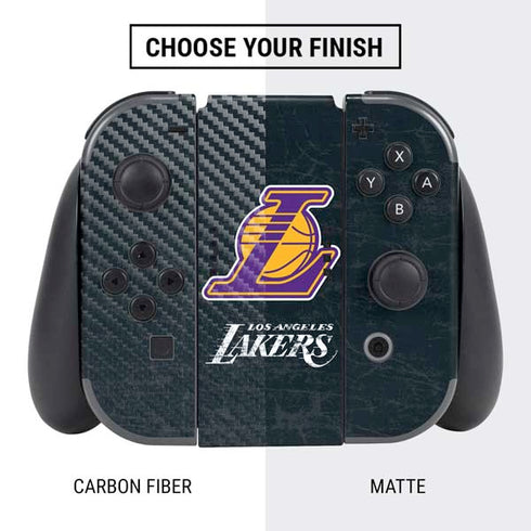 NBA Los Angeles Lakers Secondary Logo Nintendo Switch Bundle Skin