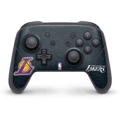 NBA Los Angeles Lakers Secondary Logo Nintendo Switch Pro Controller Skin