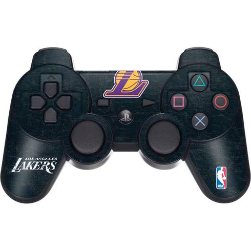 NBA Los Angeles Lakers Secondary Logo PS3 Dual Shock wireless controller Skin
