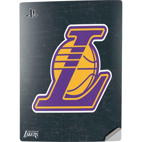 NBA Los Angeles Lakers Secondary Logo PS5 Digital Edition Console Skin