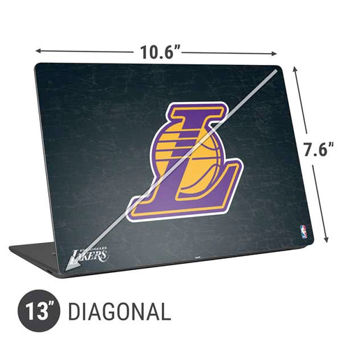 NBA Los Angeles Lakers Secondary Logo Universal Laptop 13in (10.6 x 7.6in) Skin