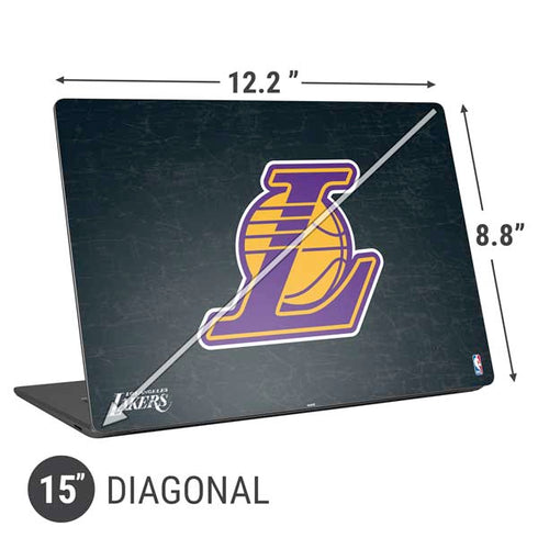NBA Los Angeles Lakers Secondary Logo Universal Laptop 15in (12.2 x 8.8in) Skin