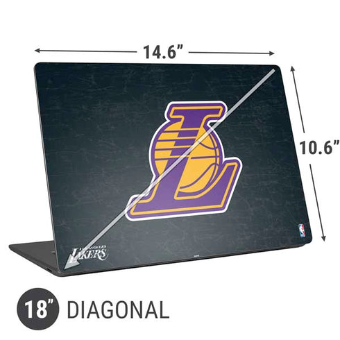 NBA Los Angeles Lakers Secondary Logo Universal Laptop 18in (14.6 x 10.6in) Skin
