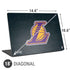NBA Los Angeles Lakers Secondary Logo Universal Laptop 18in (14.6 x 10.6in) Skin