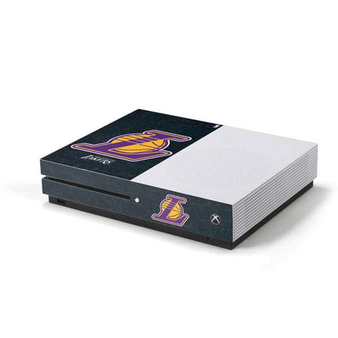 NBA Los Angeles Lakers Secondary Logo Xbox One S Console Skin