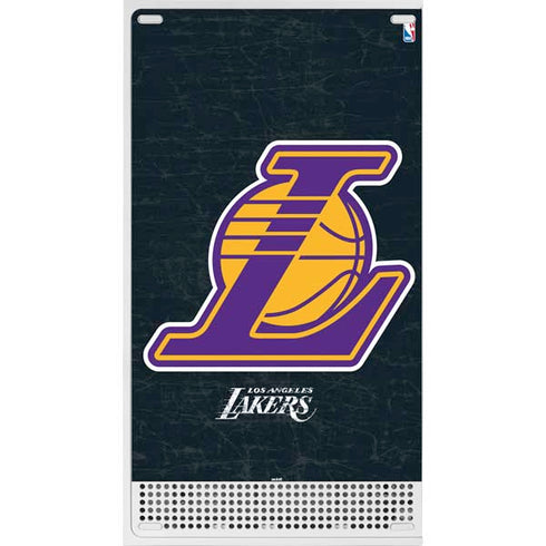 NBA Los Angeles Lakers Secondary Logo Xbox Series S Console Skin
