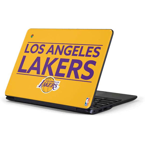 NBA Los Angeles Lakers Standard - Gold Samsung Chromebook Skin