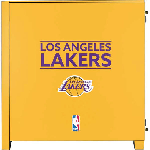 NBA Los Angeles Lakers Standard - Gold Corsair 4000D Tempered Glass Mid-Tower ATX Case Skin