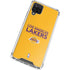 NBA Los Angeles Lakers Standard - Gold Galaxy A12 Clear Case